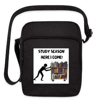 Bake to school motivation tee - Upright Crossbody Bag - black - Front