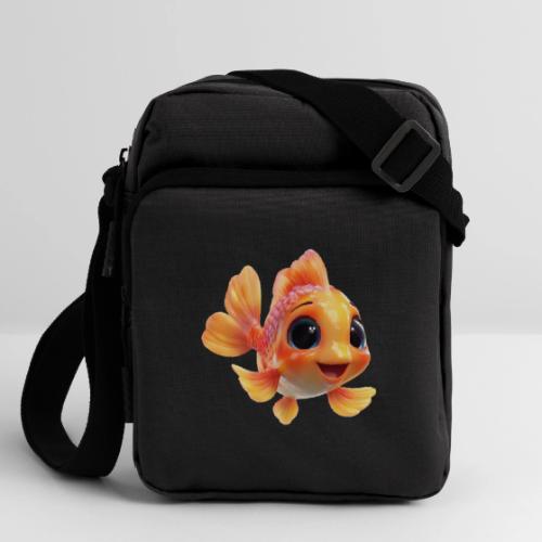 Cheerful 3D Orange Baby Fish - Upright Crossbody Bag