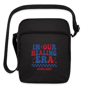 In Our Healing Era #OKLAED - Upright Crossbody Bag - black - Front