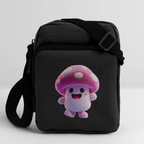 Mushroom: Purple Forest Friend - Upright Crossbody Bag