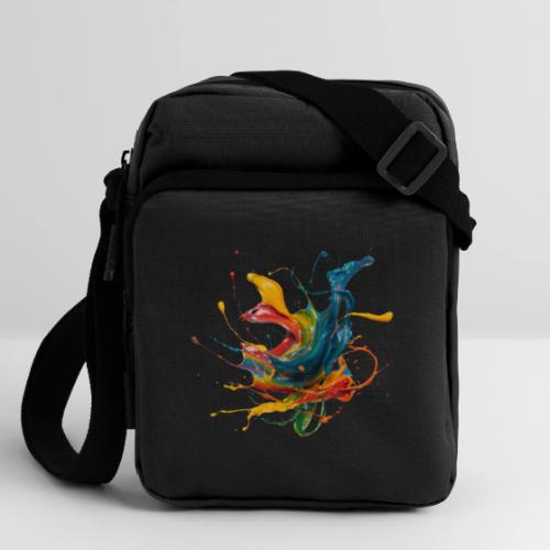 Chromatic Flow - Upright Crossbody Bag
