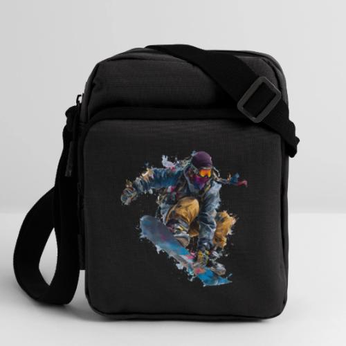 Snowboarding: Splash of Speed - Upright Crossbody Bag