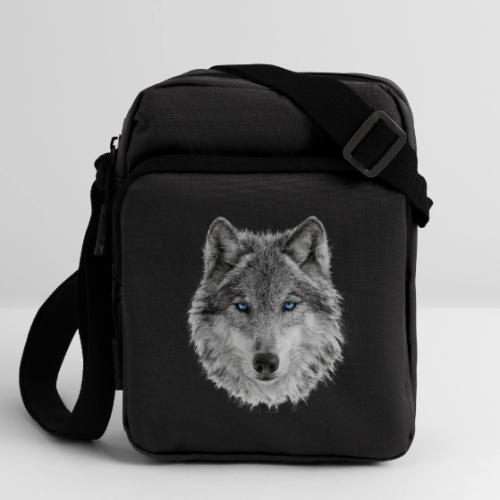 Frost-Eyed Alpha - Upright Crossbody Bag