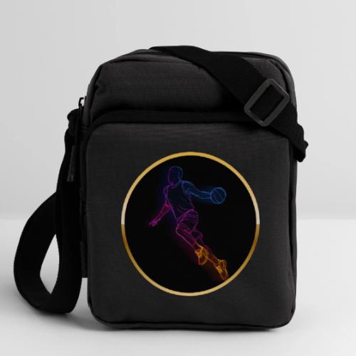 Basketball: Neon Jump Shot - Upright Crossbody Bag