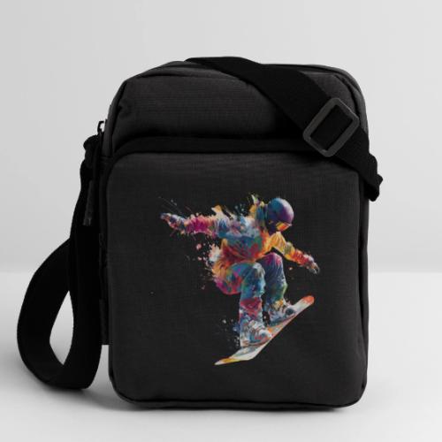 Snowboarding: Frozen Flight - Upright Crossbody Bag