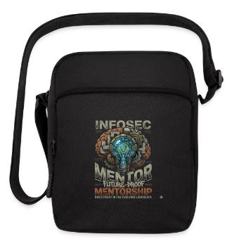 Future-Proof Mentorship Cybersecurity Trainer Tee - Upright Crossbody Bag - black - Front