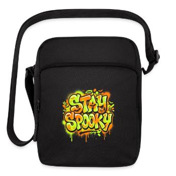Stay Spooky Graffiti Glow - Upright Crossbody Bag - black - Front
