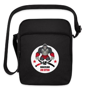 Strong Gorilla BJJ Fighter - Upright Crossbody Bag - black - Front