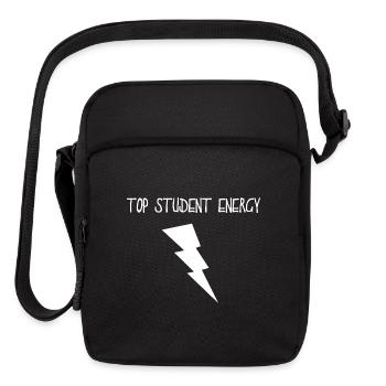 Top student energy  - Upright Crossbody Bag - black - Front
