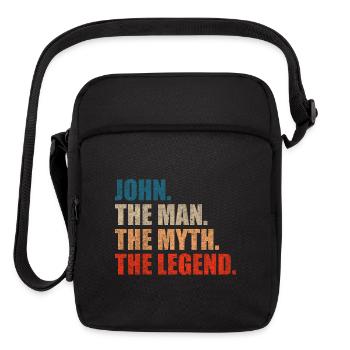 John The Man The Myth The Legend - Upright Crossbody Bag - black - Front