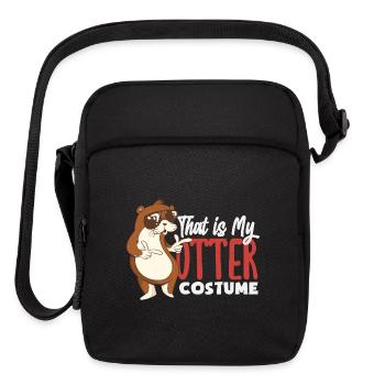 Sea Otter Costume - Upright Crossbody Bag - black - Front