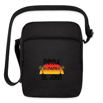 Relax,Unwind, St. John - Upright Crossbody Bag - black - Front