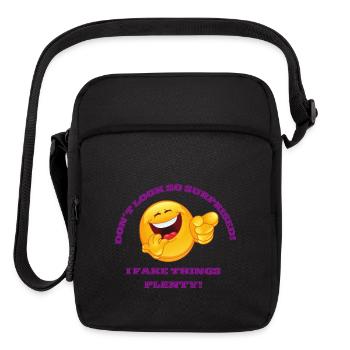 SO SURPRISED - Upright Crossbody Bag - black - Front