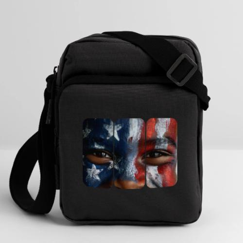 USA: Three Panels of Pride - Upright Crossbody Bag