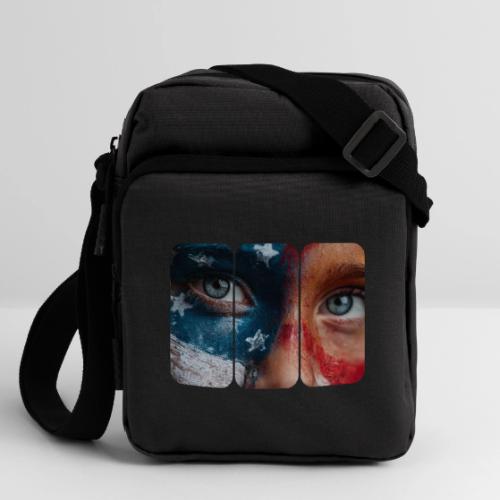 USA: Star-Spangled Glance - Upright Crossbody Bag