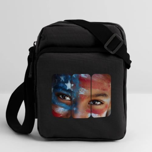 USA: Eyes of the Flag - Upright Crossbody Bag