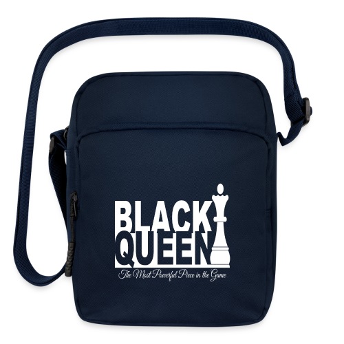 Black Queen Powerful - Upright Crossbody Bag