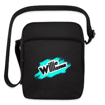 Willieamz Neon Splash Logo Tee - Upright Crossbody Bag - black - Front