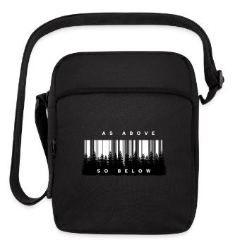 As above So below - Upright Crossbody Bag - black - Front