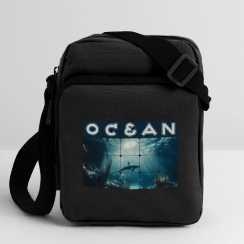 Ocean: Dolphin’s Serenity - Upright Crossbody Bag