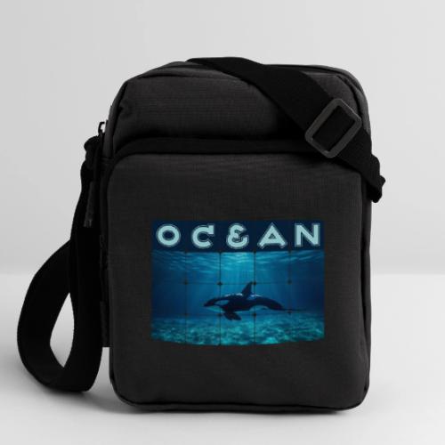 Ocean: Orca in Motion - Upright Crossbody Bag