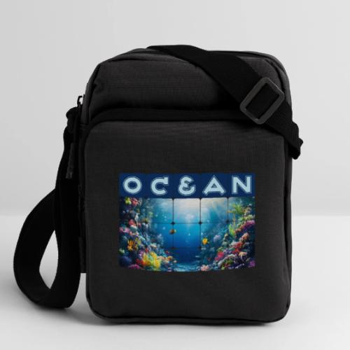 Ocean: Neon Reef Glow - Upright Crossbody Bag
