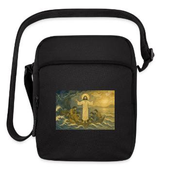 Resurrected Christ on Sea of Galilee - Upright Crossbody Bag - black - Front