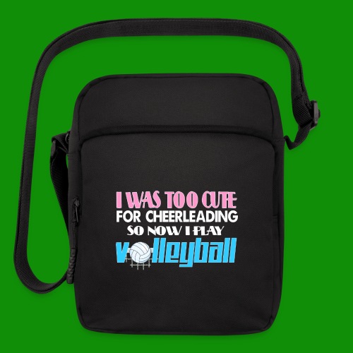 Too Cute For Cheerleading Volleyball - Upright Crossbody Bag
