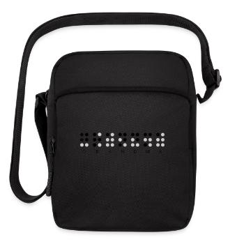Grandma Braille Blindness Awareness Visually - Upright Crossbody Bag - black - Front