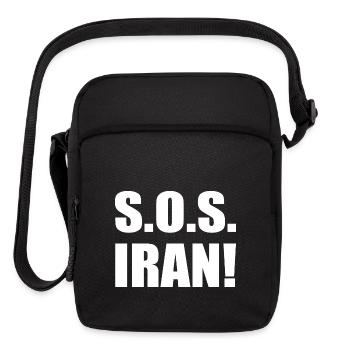 Sos iran - Upright Crossbody Bag - black - Front