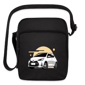 Yaris Lover Car - Upright Crossbody Bag - black - Front