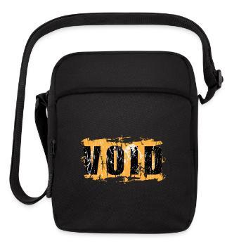 John Grunge Name Typography - Upright Crossbody Bag - black - Front