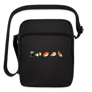 Sub badges - Upright Crossbody Bag - black - Front