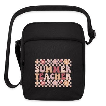 Summer Teacher Retro Bloom - Upright Crossbody Bag - black - Front