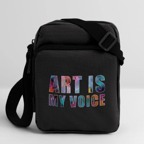 Art Is My Voice - Upright Crossbody Bag
