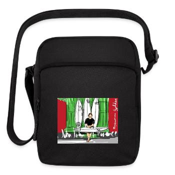 John John Florence Quiver with Background - Upright Crossbody Bag - black - Front