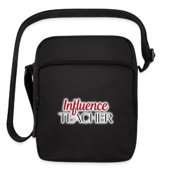 Retro Teacher Mode On School Graphic Classroom - Upright Crossbody Bag - black - Front