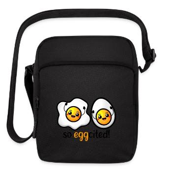 So Eggcited - Upright Crossbody Bag - black - Front