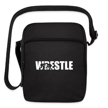 Wrestle wrestling - Upright Crossbody Bag - black - Front