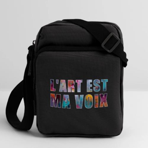 Art is my voice - Upright Crossbody Bag