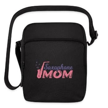 Saxophone Mom - Upright Crossbody Bag - black - Front