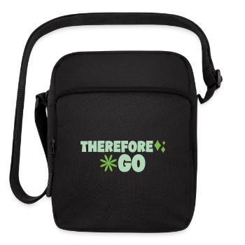 Therefore go - Upright Crossbody Bag - black - Front
