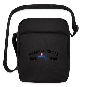 Massachusetts - Upright Crossbody Bag - black - Front