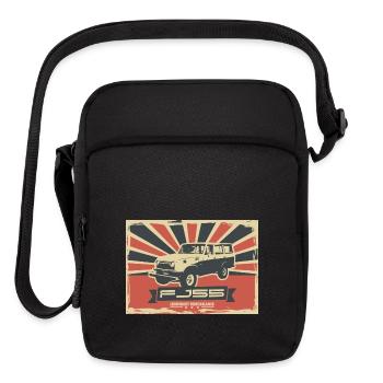 Vintage FJ55 Poster Tee - Upright Crossbody Bag - black - Front
