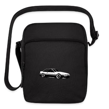 Toyota AE86 (no text) - Upright Crossbody Bag - black - Front
