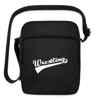 Wrestling - Upright Crossbody Bag - black - Front