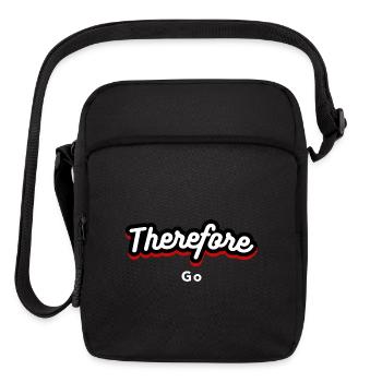 Therefore go - Upright Crossbody Bag - black - Front