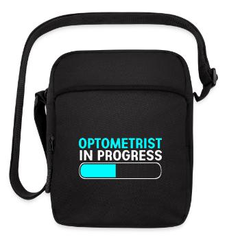 Optometrist In Progress Eye Doctor Optometry - Upright Crossbody Bag - black - Front