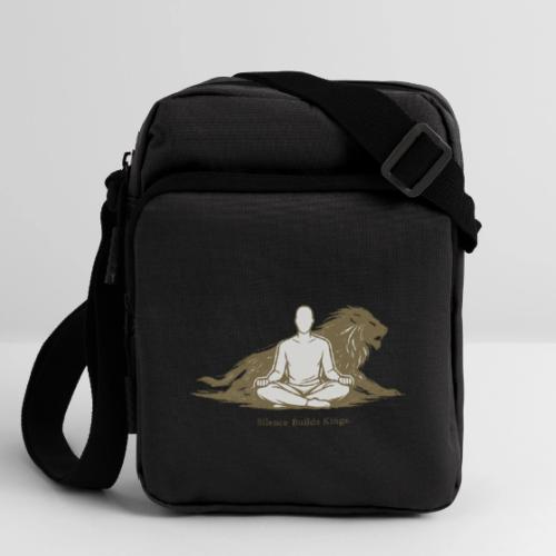Silence Builds Kings Meditation Lion - Upright Crossbody Bag