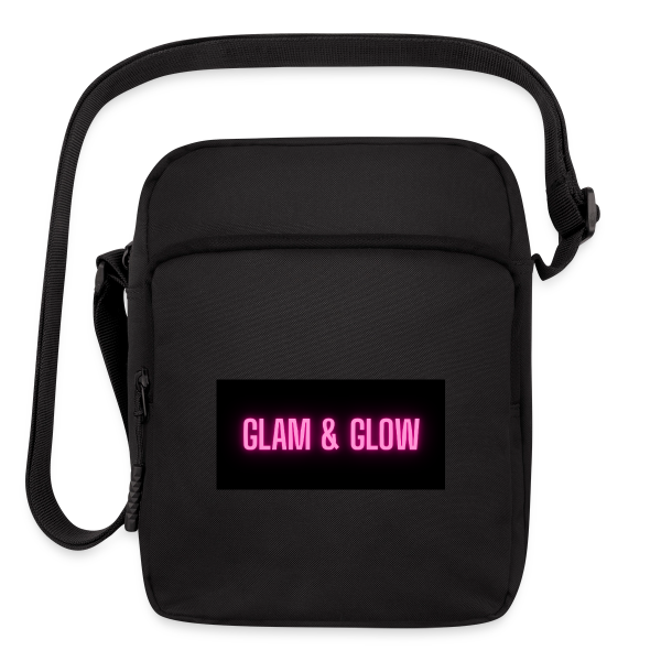 Glam Glow Black - Upright Crossbody Bag